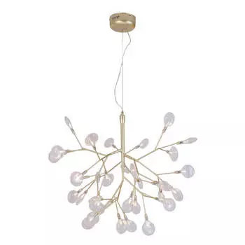 Подвесная люстра Crystal Lux Evita SP36 Gold/Transparent