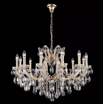 Подвесная люстра Crystal Lux Hollywood SP12 Gold