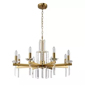 Подвесная люстра Crystal Lux Marron SP8 Brass