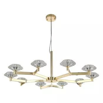 Подвесная люстра Crystal Lux Rebeca SP10 Gold