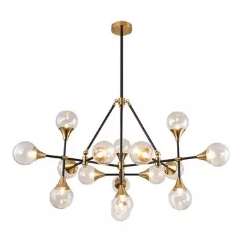 Подвесная люстра Elvan LU-173/16-G9-BkGlCl