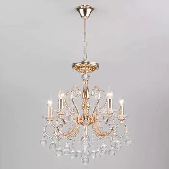 Подвесная люстра Eurosvet 10096/5 золото