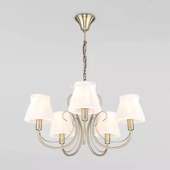 Подвесная люстра Eurosvet 60061/5 античная бронза