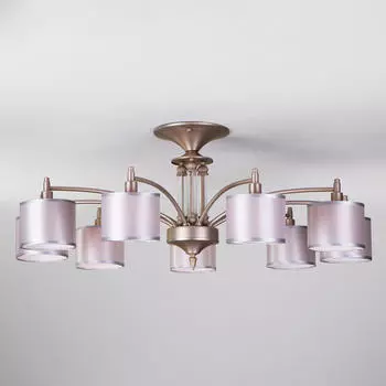 Подвесная люстра Eurosvet 60080/9 сатин-никель