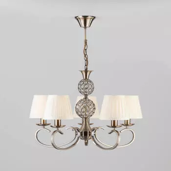 Подвесная люстра Eurosvet 60089/5 античная бронза