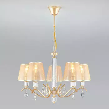 Подвесная люстра Eurosvet Alcamo 60103/5 перламутровое золото