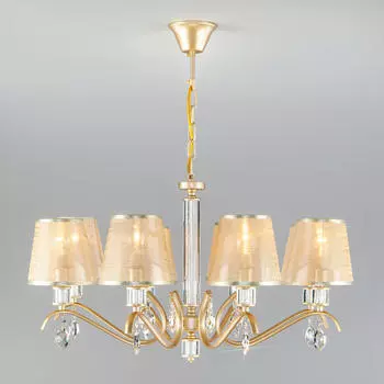 Подвесная люстра Eurosvet Alcamo 60103/8 перламутровое золото