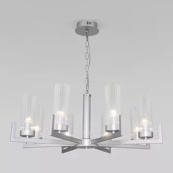 Подвесная люстра Eurosvet Arganie 60133/8 серебро
