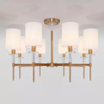 Подвесная люстра Eurosvet Brielle 60132/8 латунь