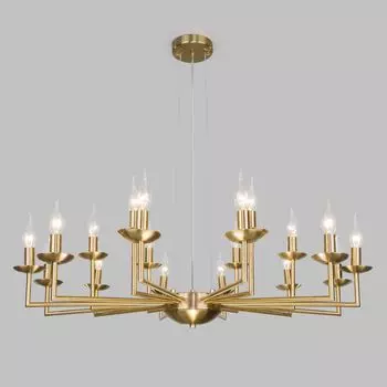 Подвесная люстра Eurosvet Cariso 60150/18 латунь