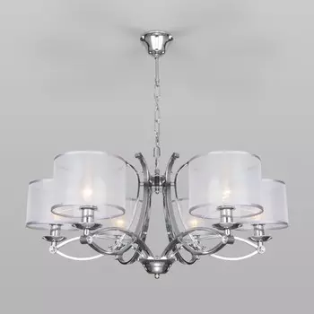 Подвесная люстра Eurosvet Fabiola 60124/6 хром Smart