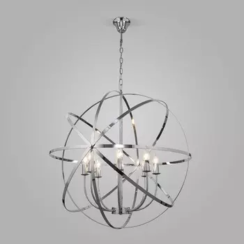 Подвесная люстра Eurosvet Santi 60139/8 хром