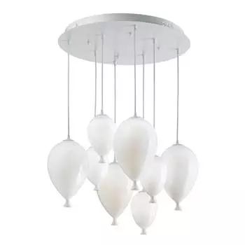 Подвесная люстра Ideal Lux Clown SP8 Bianco 100883