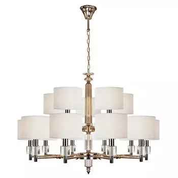 Подвесная люстра iLamp Alexa P2404-10+5 Nickel