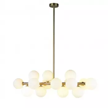 Подвесная люстра iLamp Golden 8516P/L BR-WH