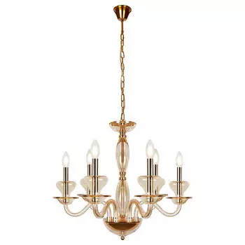 Подвесная люстра iLamp Mercury P9448-6 Gold