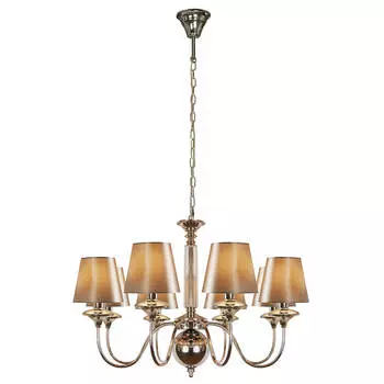 Подвесная люстра iLamp Rolling P2406-8 Nickel