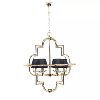 Подвесная люстра Lumina Deco Baltimore LDP 8020-6 GD+BK