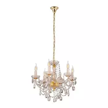 Подвесная люстра Lumina Deco Eliza LDP 7026-6 SL+GD