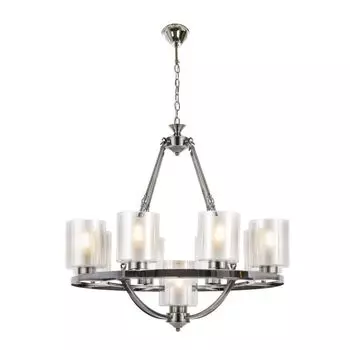 Подвесная люстра Lumina Deco Santini LDP 1220-9 CHR+WT