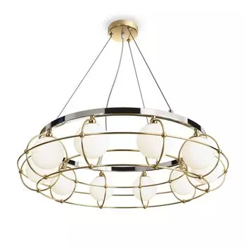 Подвесная люстра Maytoni Carcass MOD312PL-10GCH