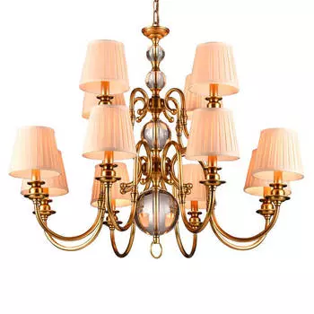 Подвесная люстра Newport 3106+6 B/C без абажуров М0053198