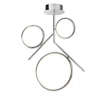 Подвесная светодиодная люстра Mantra Olimpia Cromo 6591