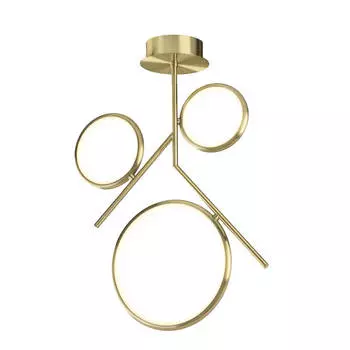 Подвесная светодиодная люстра Mantra Olimpia Oro 6581