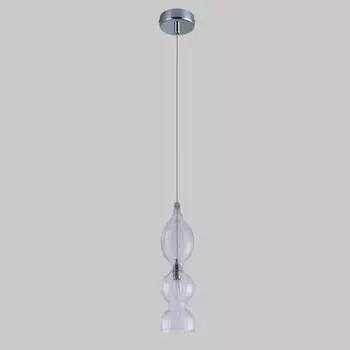 Подвесной светильник Crystal Lux Iris SP1 B Transparent
