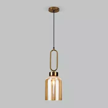 Подвесной светильник Eurosvet Flou 50229/1 янтарный