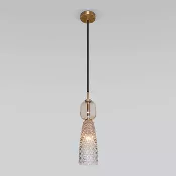 Подвесной светильник Eurosvet Glossy 50211/1 янтарный