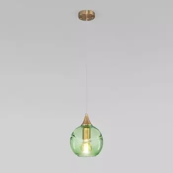 Подвесной светильник Eurosvet Lotus 50221/1 зеленый