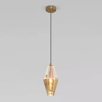 Подвесной светильник Eurosvet Prism 50236/1 янтарный