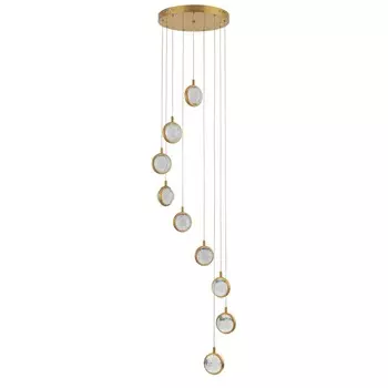 Подвесной светодиодный светильник De Markt Капелия 730011909