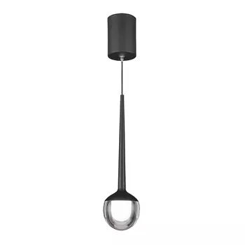Подвесной светодиодный светильник Elektrostandard DLS028 6W 4200K черный a047768