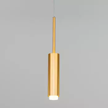 Подвесной светодиодный светильник Eurosvet Dante 50203/1 матовое золото