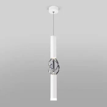 Подвесной светодиодный светильник Eurosvet Lance 50191/1 LED белый/хром