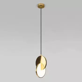 Подвесной светодиодный светильник Eurosvet Lang 50225/1 Led золото