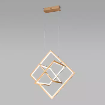 Подвесной светодиодный светильник Eurosvet Maya 90224/3 матовое золото