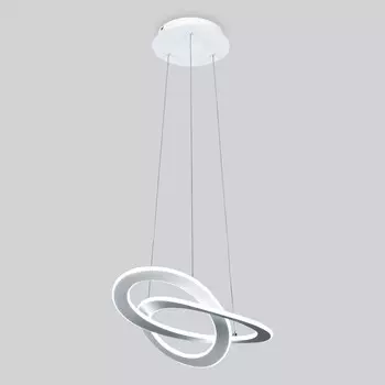 Подвесной светодиодный светильник Eurosvet Smart Onde 90217/1 белый