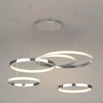 Подвесной светодиодный светильник Eurosvet Smart Posh 90275/5 хром