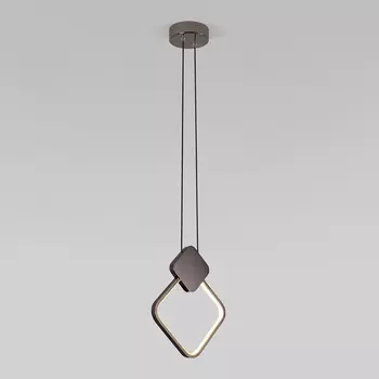 Подвесной светодиодный светильник Eurosvet Style 50216/1 LED черный жемчуг