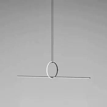 Подвесной светодиодный светильник iLedex Zoom 10339P/A2-35W-3000K BK-WH