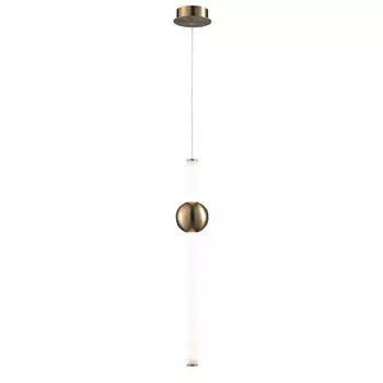 Подвесной светодиодный светильник Lumien Hall Greniya LH8023/1PB-GD-WT