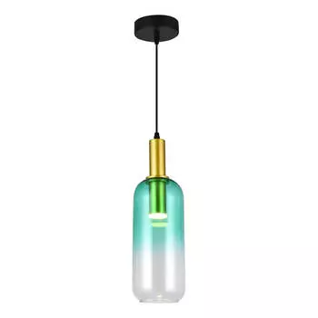 Подвесной светодиодный светильник Toplight Gwendolyn TL1217H-01GR