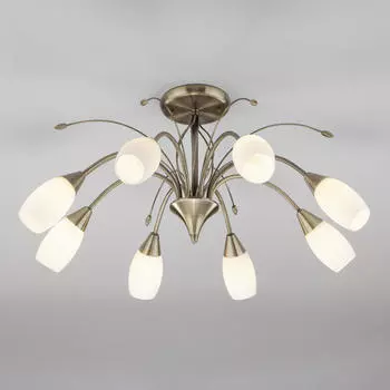 Потолочная люстра Eurosvet 30280/8 античная бронза