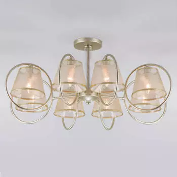 Потолочная люстра Eurosvet 60093/8 перламутровое золото