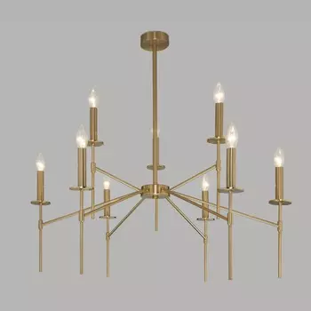 Потолочная люстра Eurosvet 60142/9 латунь