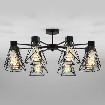 Потолочная люстра Eurosvet 70107/8 черный