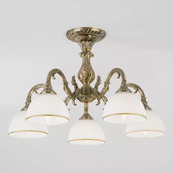 Потолочная люстра Eurosvet Caldera 60106/5 античная бронза